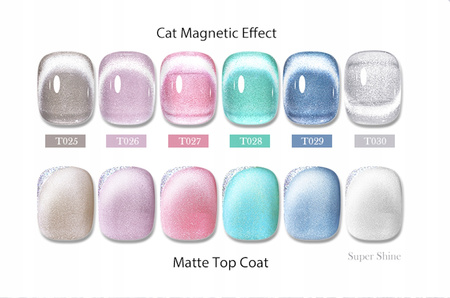 BORN PRETTY PRO - Sea Blue CAT EYE - LAKIER MAGNETYCZNY UV/LED 15ml - T029